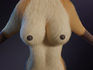 Naomi Anthro Fox 3D Model