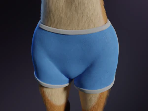 Naomi Anthro Fox 3D Model