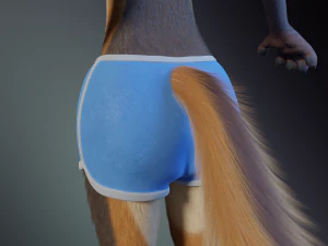 Naomi Anthro Fox 3D Model