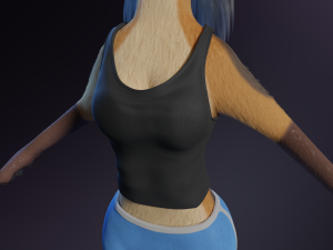 Naomi Anthro Fox 3D 模型