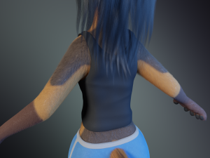 Naomi Anthro Fox 3D 模型