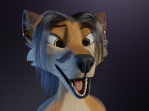 Naomi Anthro Fox 3D 模型