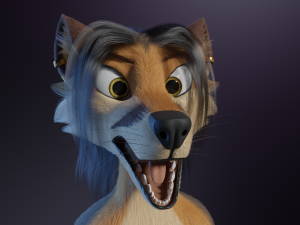 Naomi Anthro Fox 3D 模型