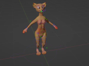 Naomi Anthro Fox 3D Model