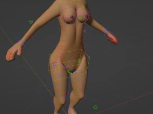 Naomi Anthro Fox 3D Model