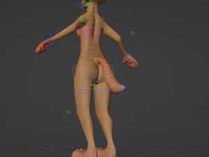 Naomi Anthro Fox 3D 模型