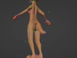 Naomi Anthro Fox 3D Model