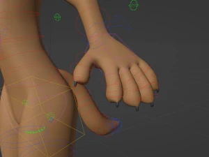 Naomi Anthro Fox 3D Model