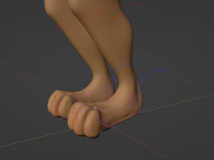 Naomi Anthro Fox 3D Model