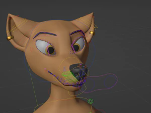 Naomi Anthro Fox 3D Model