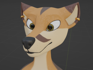 Naomi Anthro Fox 3D 模型