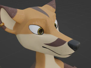 Naomi Anthro Fox 3D Model
