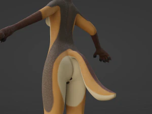 Naomi Anthro Fox 3D Model