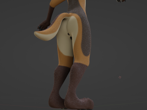 Naomi Anthro Fox 3D 模型