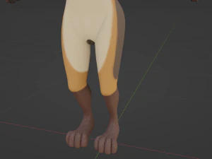 Naomi Anthro Fox 3D Model