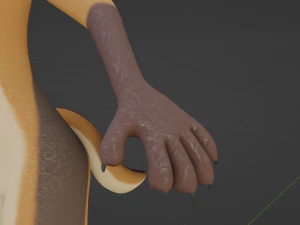 Naomi Anthro Fox 3D Model