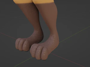 Naomi Anthro Fox 3D Model