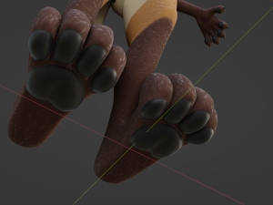 Naomi Anthro Fox 3D 模型