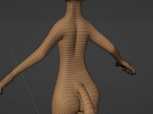 Naomi Anthro Fox 3D 模型