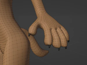 Naomi Anthro Fox 3D Model