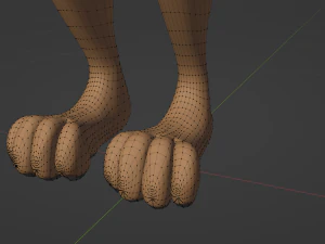 Naomi Anthro Fox 3D Model