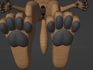Naomi Anthro Fox 3D Model