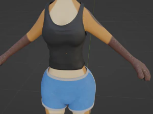Naomi Anthro Fox 3D Model