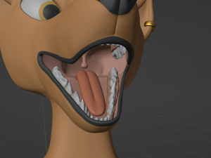 Naomi Anthro Fox 3D 模型