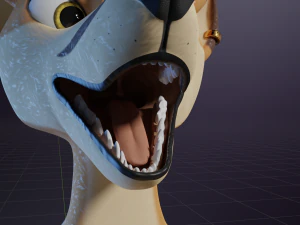 Naomi Anthro Fox 3D Model