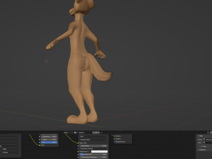 Naomi Anthro Fox 3D 模型