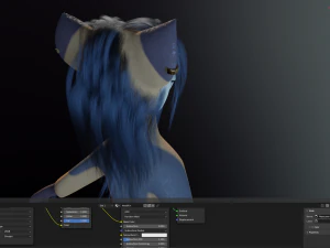 Naomi Anthro Fox 3D Model