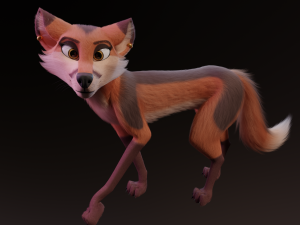 Nika Fox 3D Model
