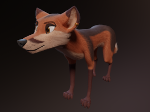 Nika Fox 3D Model