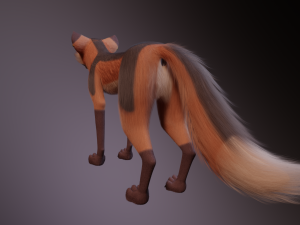 Nika Fox 3D Model