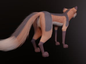 Nika Fox 3D Model