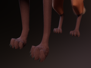 Nika Fox 3D Model