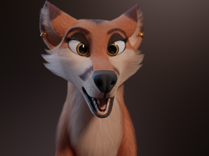 Nika Fox 3D Model
