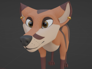 Nika Fox 3D Model