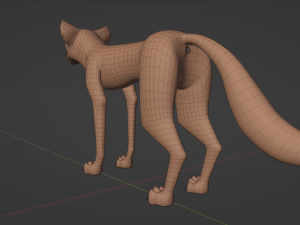 Nika Fox 3D Model