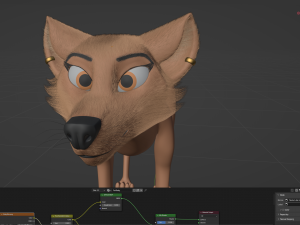 Nika Fox 3D Model
