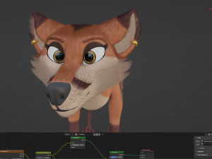 Nika Fox 3D Model