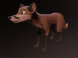 Vidgard Fox 3Dモデル