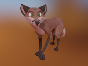 Vidgard Fox 3Dモデル