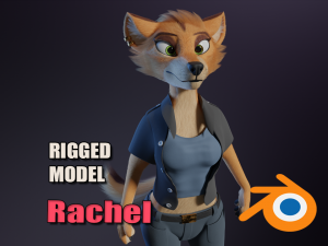Rachel Anthro Dingo 3D Model