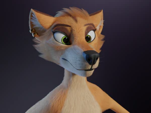 Rachel Anthro Dingo 3D Model