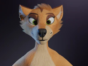 Rachel Anthro Dingo 3D Model