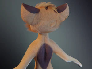 Rachel Anthro Dingo 3D Model