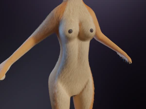 Rachel Anthro Dingo 3D Model
