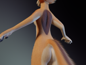 Rachel Anthro Dingo Model 3D