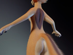 Rachel Anthro Dingo 3D Model